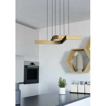 Eglo Folcino-Z fekete-bronz LED függesztett lámpa (EG-901864) LED 2 izzós IP20