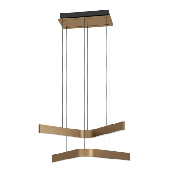 Eglo Folcino-Z fekete-bronz LED függesztett lámpa (EG-901864) LED 2 izzós IP20