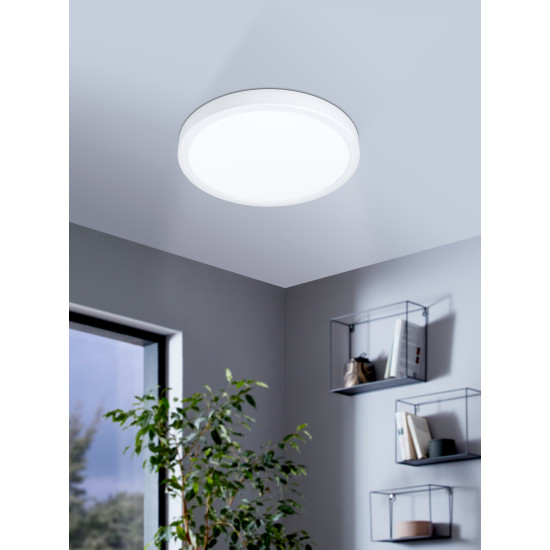 EGLO FUEVA 5 fehér LED mennyezeti lámpa (EG-99265) LED 1 izzós IP44