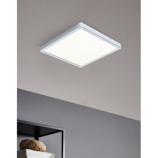 EGLO FUEVA 5 króm - fehér LED mennyezeti lámpa (EG-99269) LED 1 izzós IP44