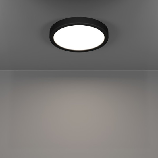 Eglo Fueva 6-Z fekete LED mennyezeti lámpa (EG-901372) LED 1 izzós IP44