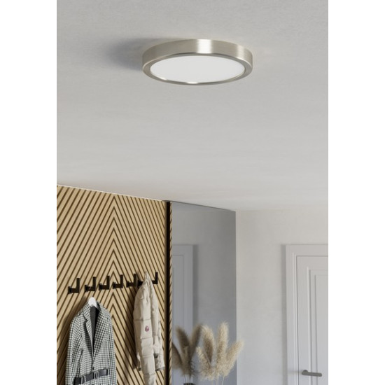 Eglo Fueva 6-Z matt nikkel LED mennyezeti lámpa (EG-901381) LED 1 izzós IP44