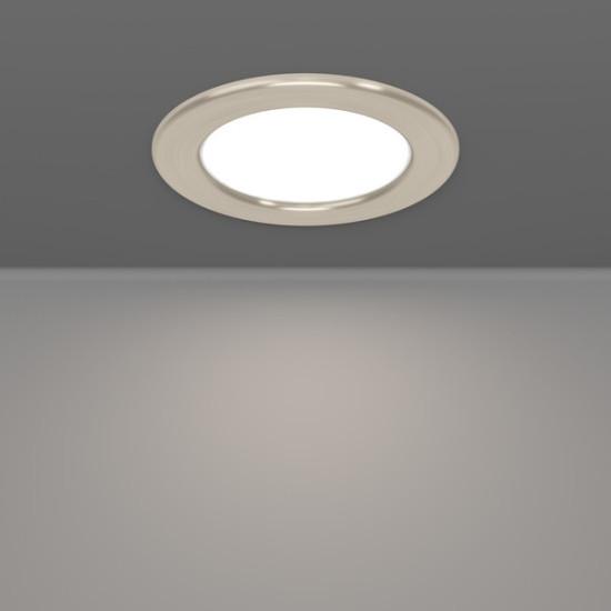 Eglo Fueva 6-Z matt nikkel LED mennyezetbe építhető lámpa (EG-901435) LED 1 izzós IP44