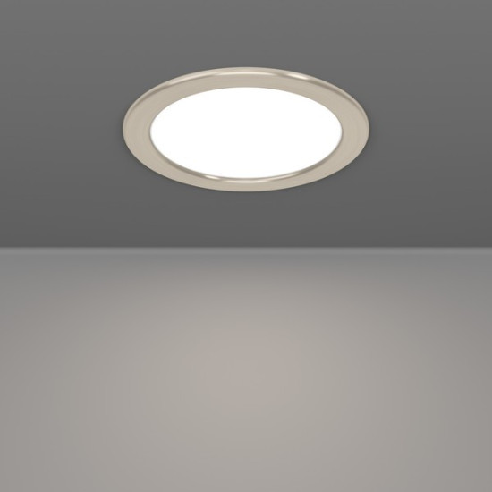 Eglo Fueva 6-Z matt nikkel LED mennyezetbe építhető lámpa (EG-901436) LED 1 izzós IP44