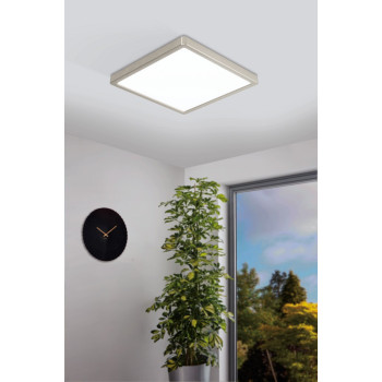 EGLO FUEVA-Z matt nikkel LED mennyezeti lámpa (EG-98852) LED 1 izzós IP20,IP44