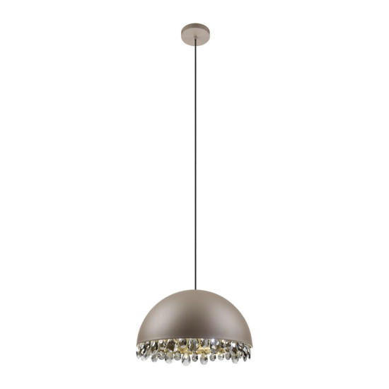 Eglo Gaetano 2 barna-fekete függesztett lámpa (EG-39948) E27 1 izzós IP20