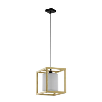 Eglo Granados barna-fehér függesztett lámpa (EG-390099) E27 1 izzós IP20