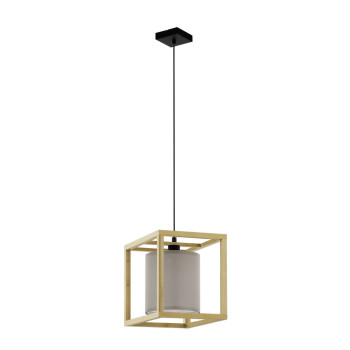 Eglo Granados cappuccino-fehér függesztett lámpa (EG-390107) E27 1 izzós IP20