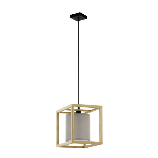 Eglo Granados cappuccino-fehér függesztett lámpa (EG-390107) E27 1 izzós IP20