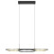 Eglo Lanacera fekete-arany LED függesztett lámpa (EG-390087) LED 3 izzós IP20