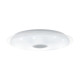 EGLO LANCIANO fehér-átlátszó-fehér-ezüst LED mennyezeti lámpa (EG-97737) LED 1 izzós IP20