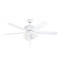 EGLO LAS PALMAS fehér mennyezeti csillár ventilátor (EG-35076) E27 3 izzós IP20