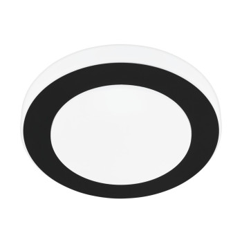 EGLO LED CARPI fekete - fehér fürdőszobai LED mennyezeti lámpa (EG-33682) LED 3 izzós IP44