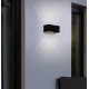 Eglo Lesmo fekete LED kültéri fali lámpa (EG-900292) LED 4 izzós IP44