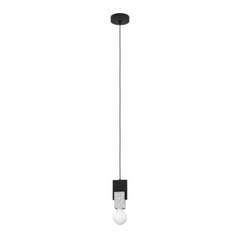 EGLO LOBATIA fekete-szürke-fehér függesztett lámpa (EG-99531) E27 1 izzós IP20