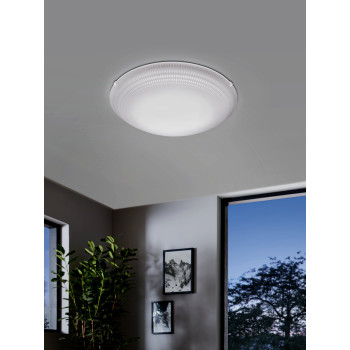 EGLO MAGITTA 1 fehér-fehér-átlátszó LED fali lámpa/mennyezeti lámpa (EG-95672) LED 3 izzós IP20