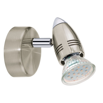 EGLO MAGNUM-LED matt nikkel - króm LED spot lámpa (EG-92641) GU10 1 izzós IP20