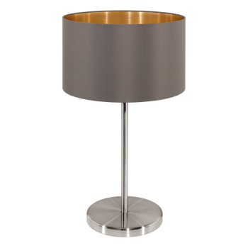 EGLO MASERLO nikkel-cappuccino asztali lámpa  (EG-31631) E27 1 izzós IP20