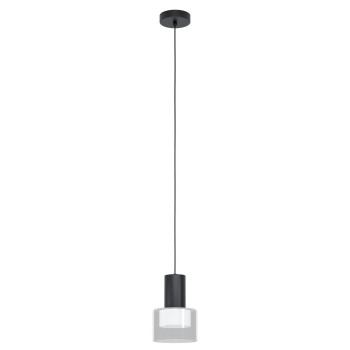 Eglo Molineros fekete-átlátszó függesztett lámpa (EG-39725) GU10 1 izzós IP20