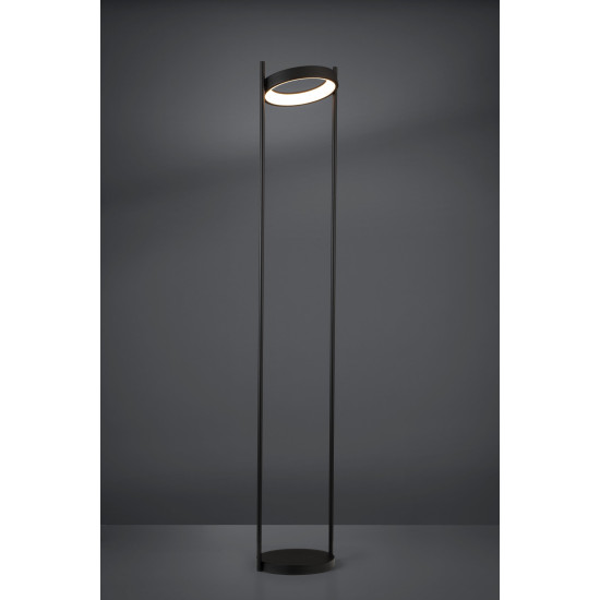 Eglo Montefano fekete LED állólámpa (EG-390022) LED 1 izzós IP20