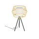Eglo Monterroso barna-fehér asztali lámpa (EGL-390235) E27 1 izzós IP20