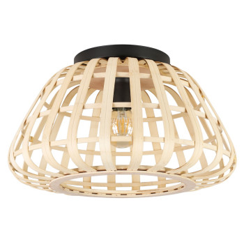 Eglo Montezuelo barna-fekete mennyezeti lámpa (EG-390149) E27 1 izzós IP20