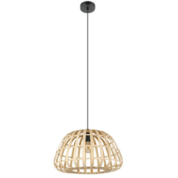 Eglo Montezuelo barna-fekete függesztett lámpa (EG-390151) E27 1 izzós IP20
