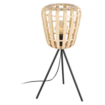 Eglo Montezuelo barna-fekete asztali lámpa (EG-390154) E27 1 izzós IP20