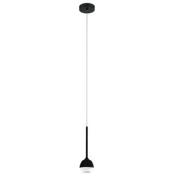 Eglo Nucetto fekete-átlátszó LED függesztett lámpa (EG-39711) LED 1 izzós IP20