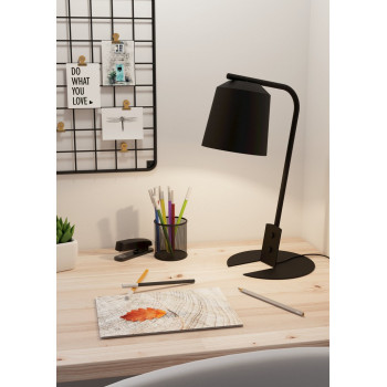 EGLO ONEDA fekete - fehér LED asztali lámpa (EG-900393) E27 1 izzós IP20