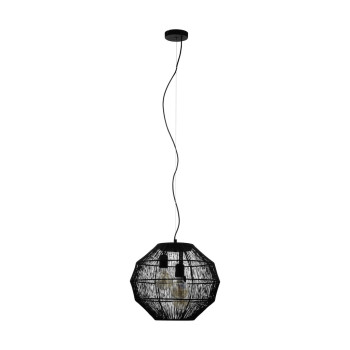 Eglo Orbetello fekete függesztett lámpa (EG-390065) E27 3 izzós IP20