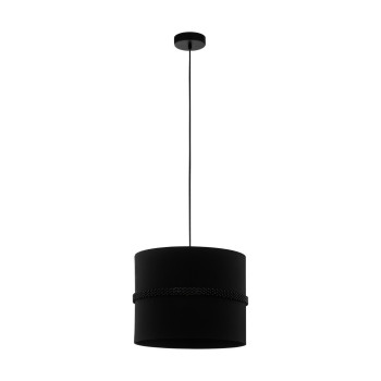 Eglo Paraguaio fekete függesztett lámpa (EG-390033) E27 1 izzós IP20
