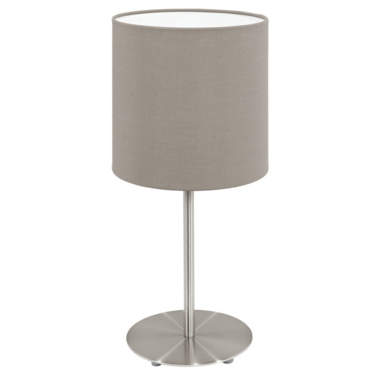 EGLO PASTERI matt nikkel - tópszín LED asztali lámpa (EG-95726) E14 1 izzós IP20