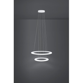 Eglo Penaforte fehér LED függesztett lámpa (EG-39273) LED 2 izzós IP20