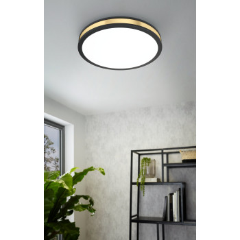 EGLO PESCAITO fekete-fehér-arany LED fali lámpa/mennyezeti lámpa (EG-99407) LED 1 izzós IP20