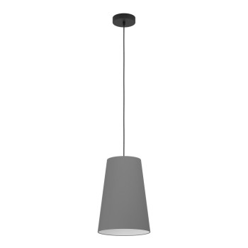 Eglo Petrosa fekete-szürke függesztett lámpa (EG-390135) E27 1 izzós IP20