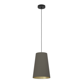 Eglo Petrosa fekete-cappuccino függesztett lámpa (EG-390195) E27 1 izzós IP20