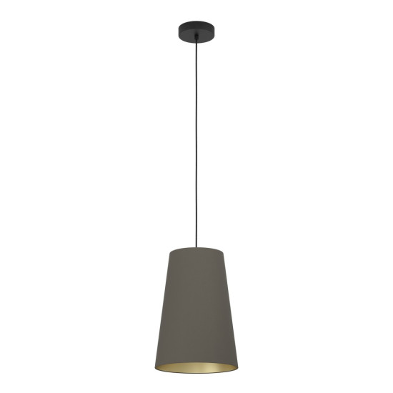 Eglo Petrosa fekete-cappuccino függesztett lámpa (EG-390195) E27 1 izzós IP20
