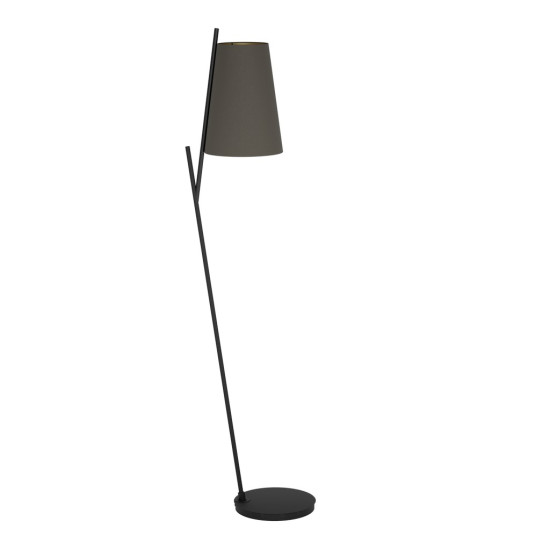 Eglo Petrosa fekete-cappuccino állólámpa (EG-390197) E27 1 izzós IP20