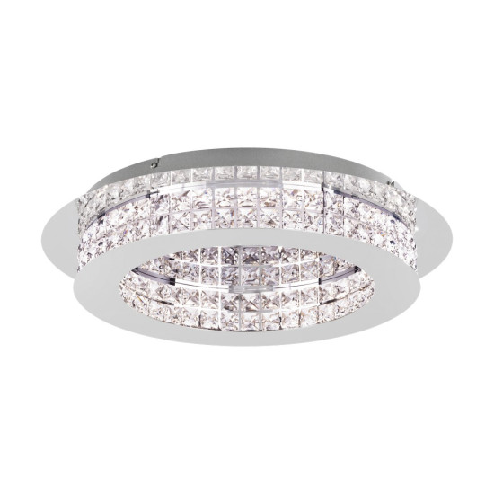 Eglo Principe króm-átlátszó LED mennyezeti lámpa (EG-39401) LED 10 izzós IP20