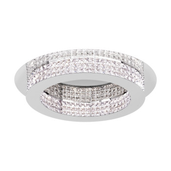 Eglo Principe króm-átlátszó LED mennyezeti lámpa (EG-39402) LED 14 izzós IP20