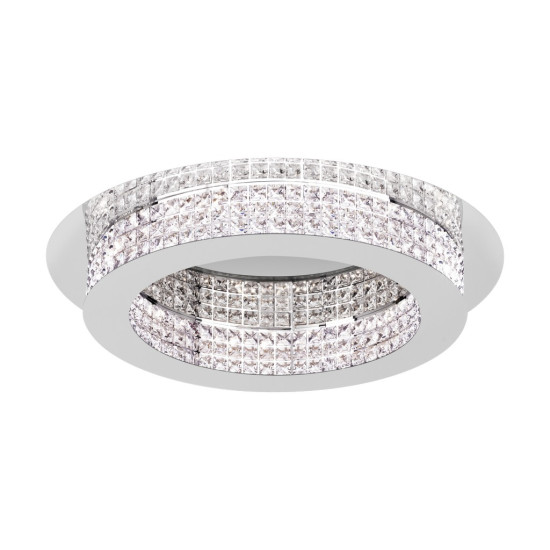 Eglo Principe króm-átlátszó LED mennyezeti lámpa (EG-39402) LED 14 izzós IP20