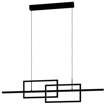 Eglo Puebla fekete LED függesztett lámpa (EG-39797) LED 1 izzós IP20