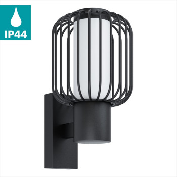 Eglo Ravello fekete-fehér kültéri fali lámpa (EG-98721) E27 1 izzós IP44