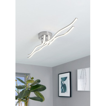 EGLO RONCADE króm-fehér LED fali lámpa/mennyezeti lámpa (EG-31996) LED 1 izzós IP20