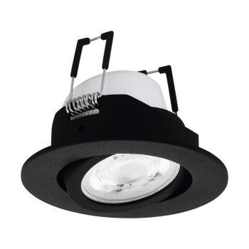 EGLO SALICETO-Z fekete LED beépíthető lámpa (EG-99669) LED 1 izzós IP20