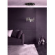 Eglo Sardenara fekete-átlátszó LED függesztett lámpa (EG-390209) LED 6 izzós IP20