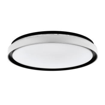 EGLO SELUCI fekete-fehér-átlátszó LED mennyezeti lámpa (EG-99781) LED 4 izzós IP20