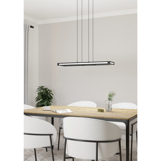 EGLO SILVILANAS-Z fekete LED függesztett lámpa (EG-99678) LED 1 izzós IP20