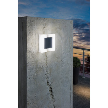 Eglo Sitia antracit-fehér LED kültéri fali lámpa (EG-95988) LED 1 izzós IP44